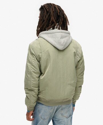 Superdry Between-season jacket 'MA1' in Green