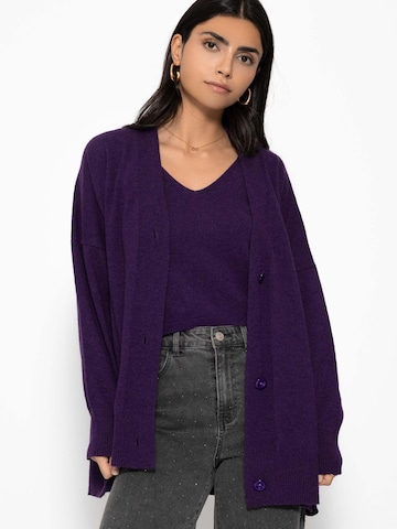 SASSYCLASSY Oversizestrickjacke‌‌‌‌ in Lila