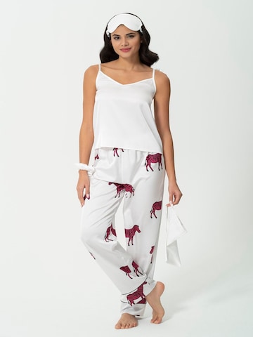 For You Moda Pyjama in Beige