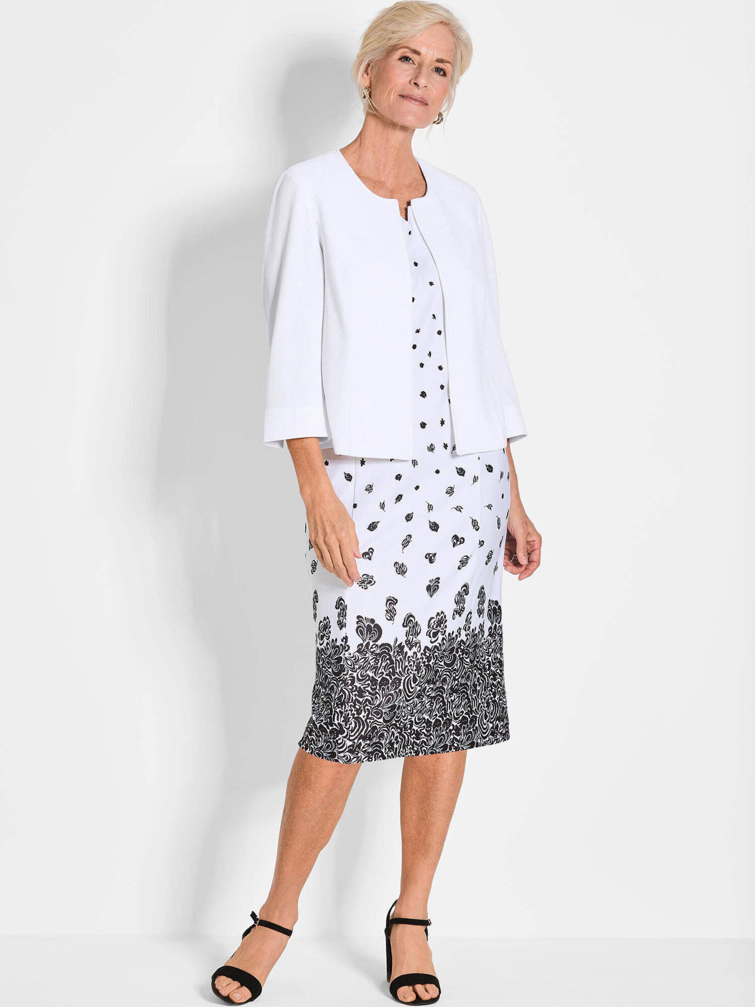 Veste d’hiver Goldner en blanc : devant