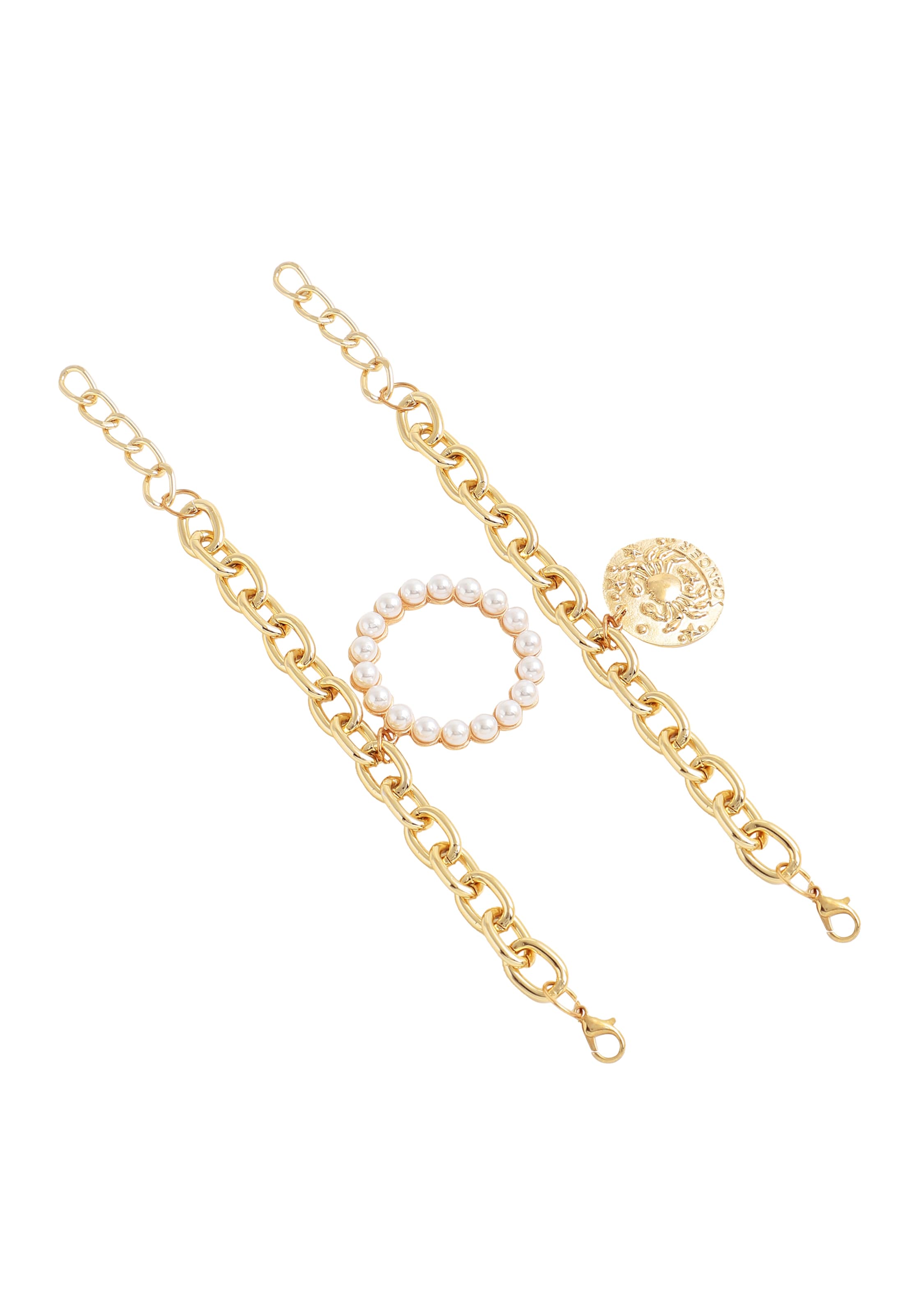 SOHI - Pulseira em ouro: frente