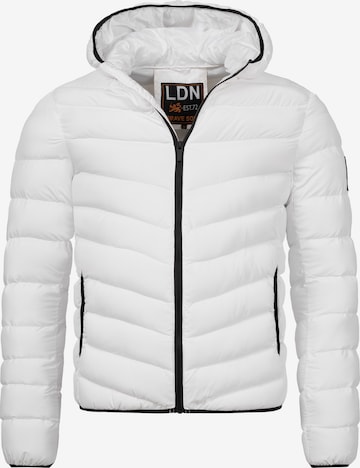 BRAVE SOUL Between-Season Jacket 'Grantplain' in White: front