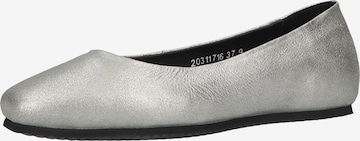 MAHONY Ballet Flats in Silver: front