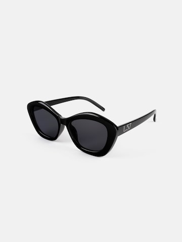 L37 HANDMADE SHOES Sonnenbrille 'OMEGA' in Schwarz: Vorderseite