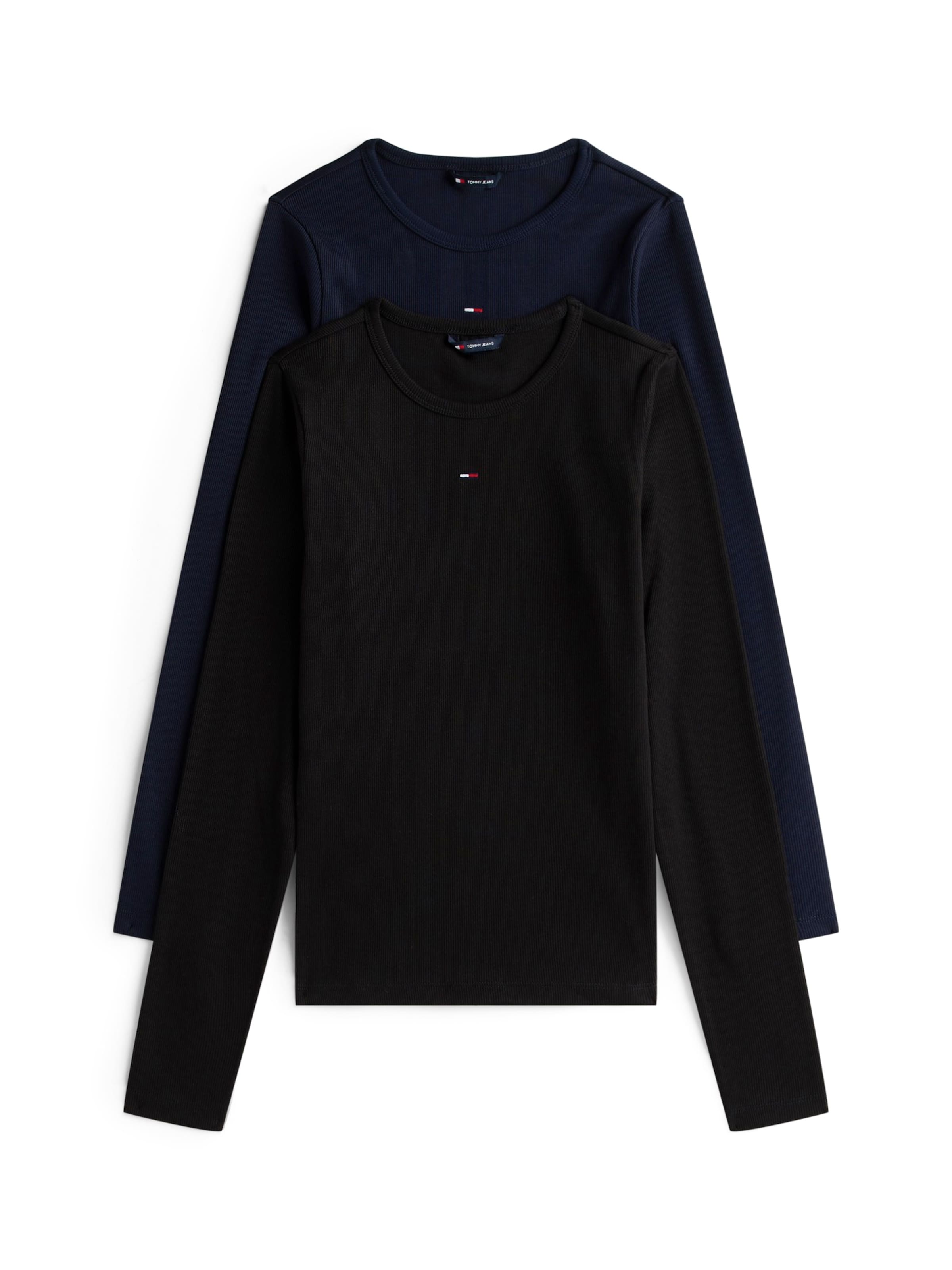 Tricou 'ESSENTIAL' de la Tommy Jeans pe albastru: față