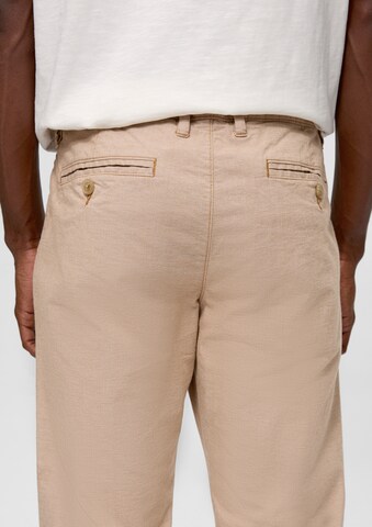 Coupe slim Pantalon chino s.Oliver en beige