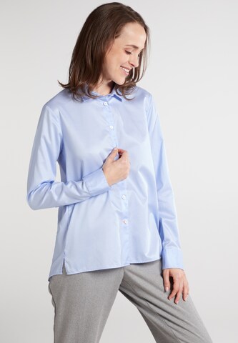 ETERNA Blouse in Blauw: voorkant