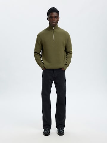 SELECTED Pullover 'SLHDANE' i grøn