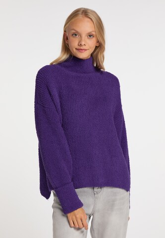 Pull-over MYMO en violet : devant