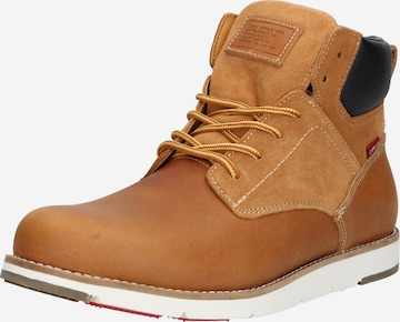 LEVI'S Lace-Up Boots 'Jax Plus' in Brown: front