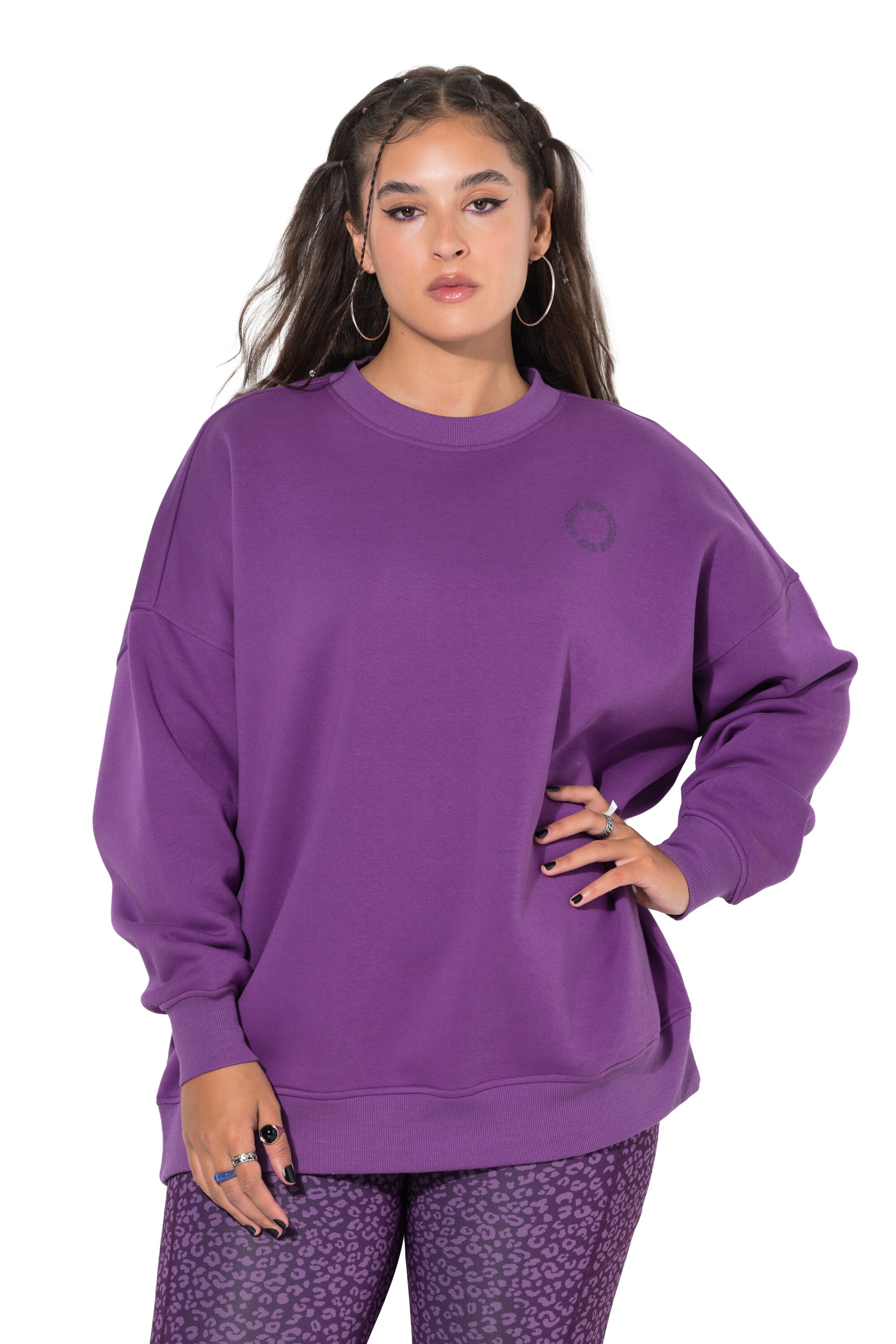Studio Untold Sweatshirt in Purple: front