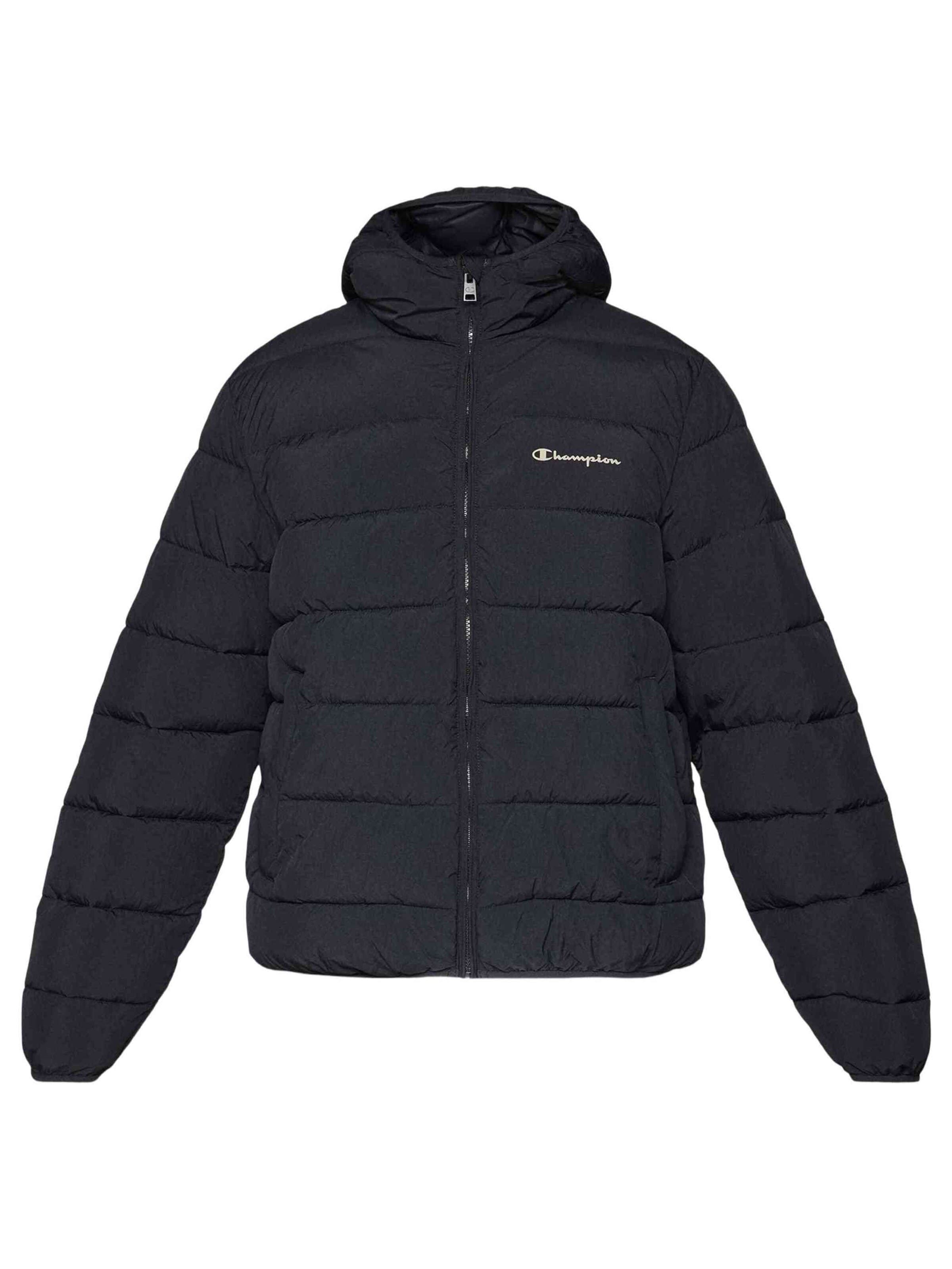Champion Winter Jacket in Black: front