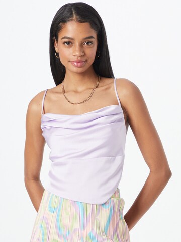 Gina Tricot Top in Purple: front
