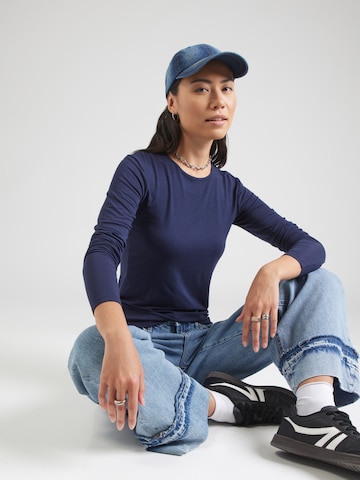 JDY Shirt 'JDYSANDY' in Blauw: voorkant