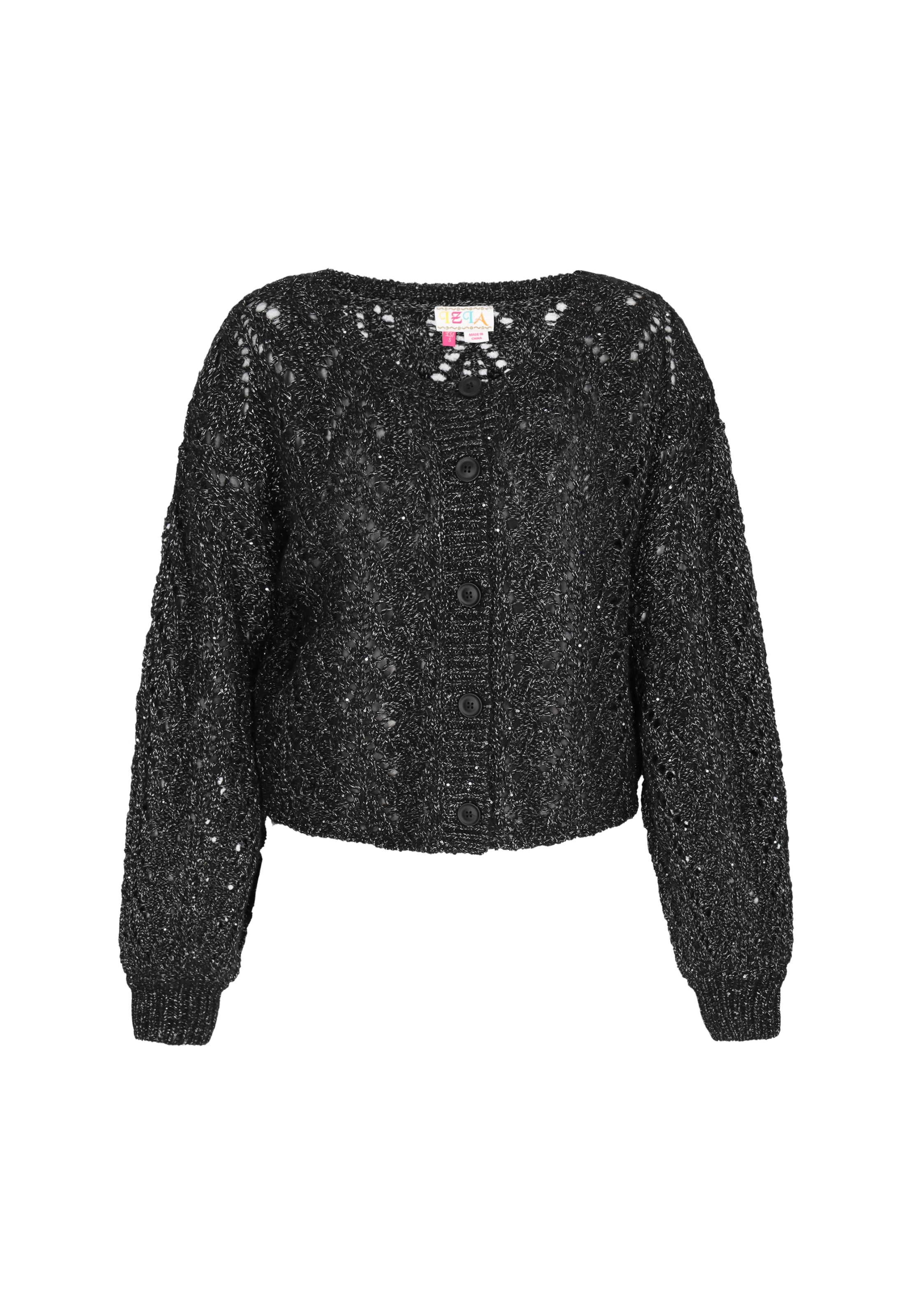 IZIA Kofta i svart: framsida