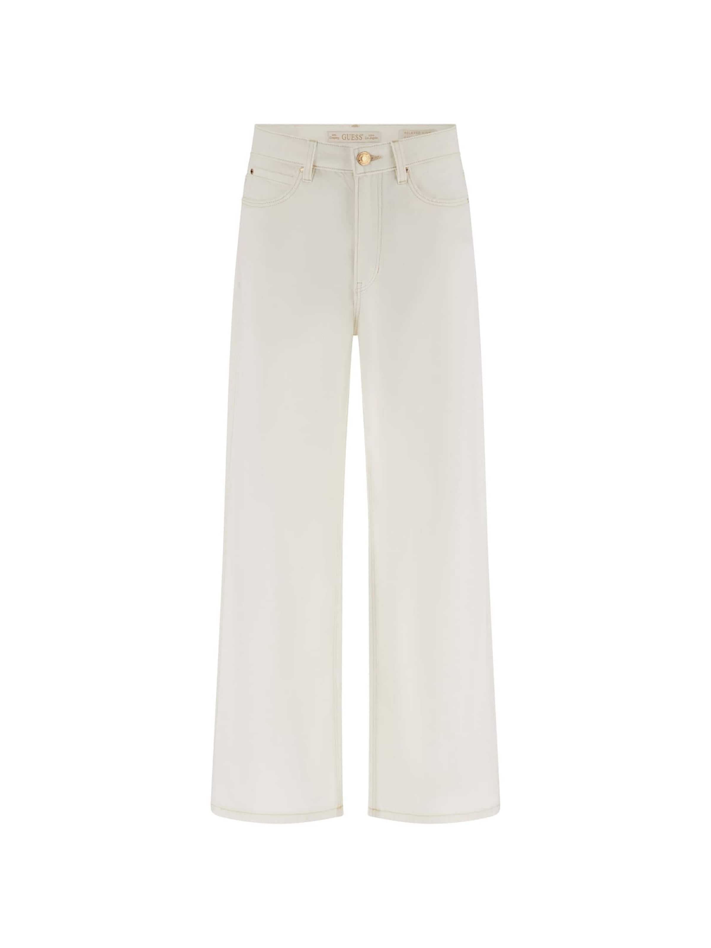 GUESS Loosefit Jeans in Beige: Vorderseite