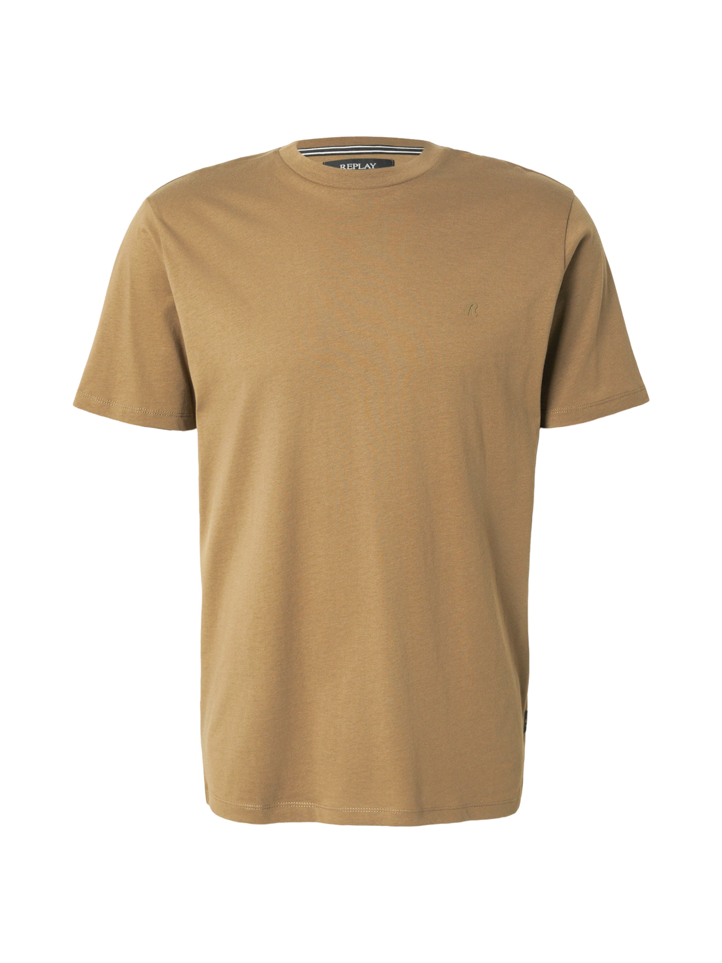 REPLAY T-shirt i brun: framsida