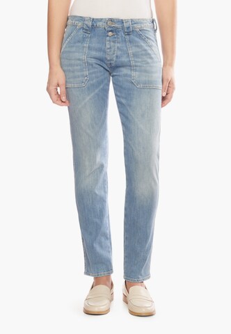 Le Temps Des Cerises Regular Jeans in Blau: Vorderseite