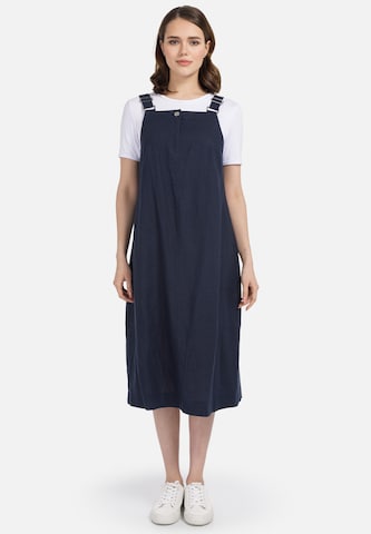 HELMIDGE Overall Skirt in Blue: front