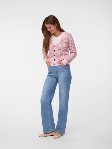 VERO MODA Strickjacke 'VMNANCY' in Pink