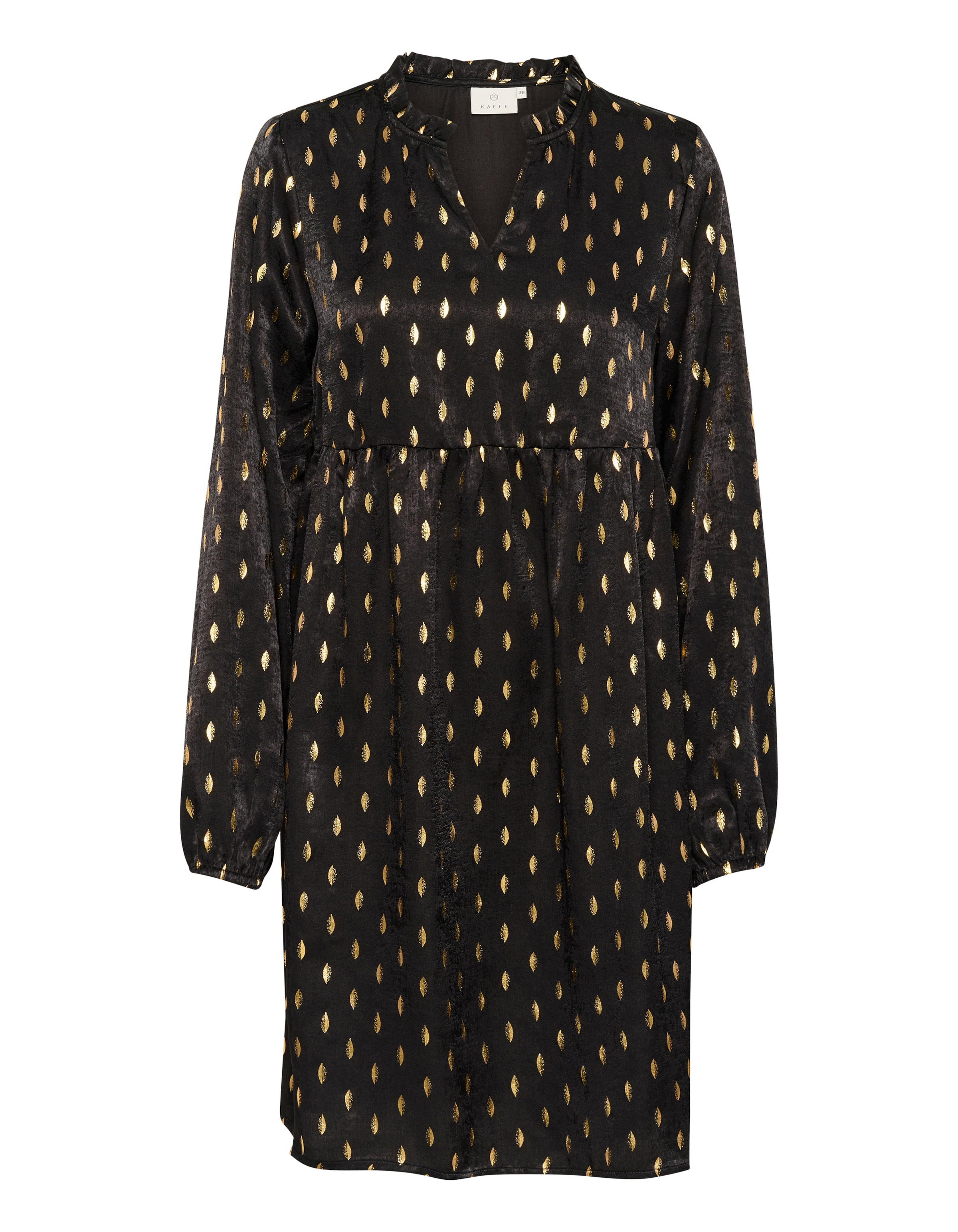 Kaffe Kleid 'Sofie' in Schwarz: Vorderseite