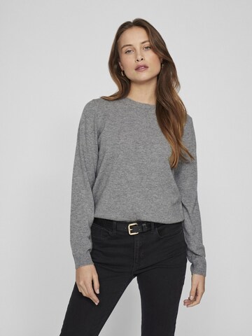 VILA - Jersey en gris: frente