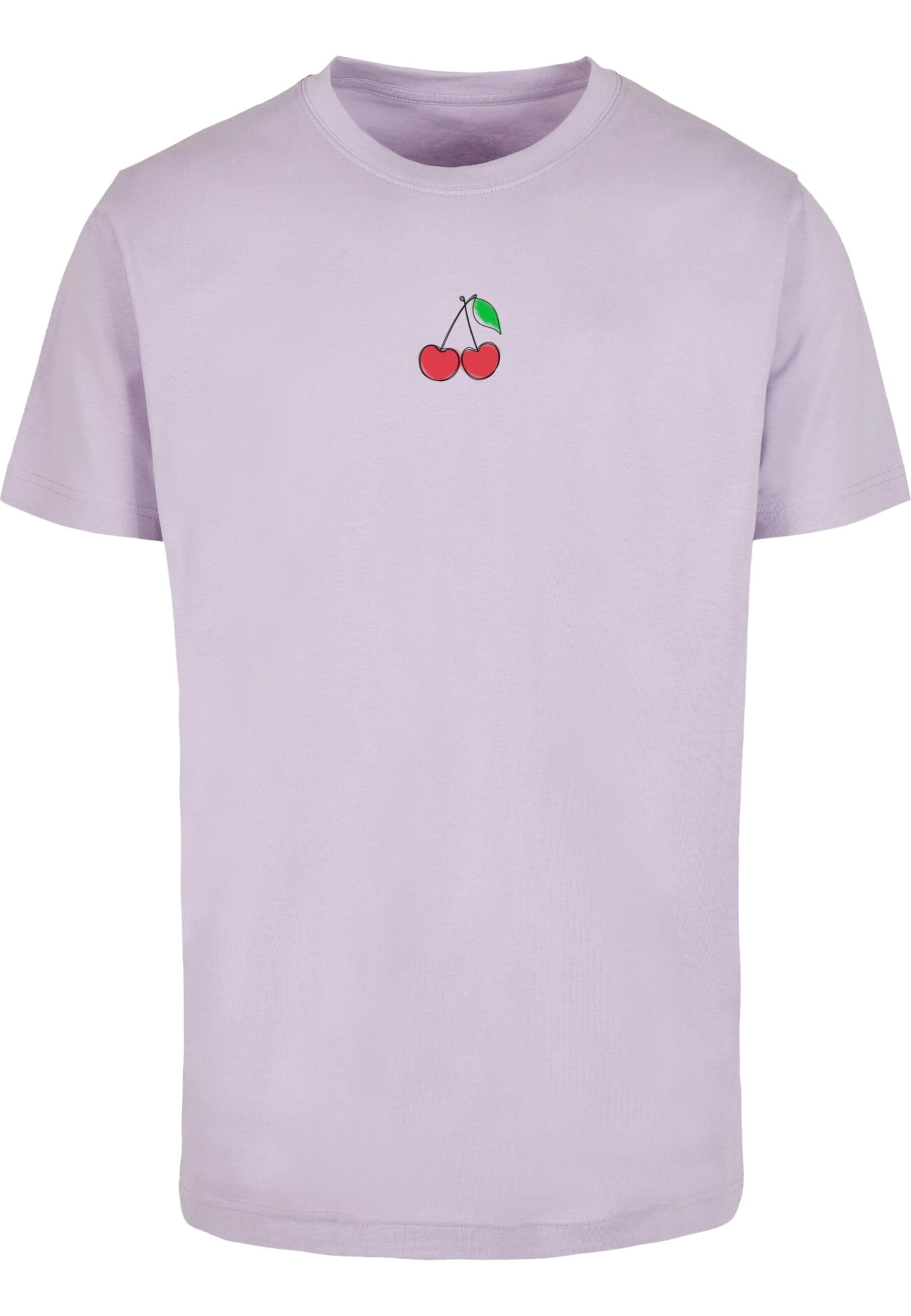 Merchcode Shirt 'Summer - Sweet Cherry' in Purple: front