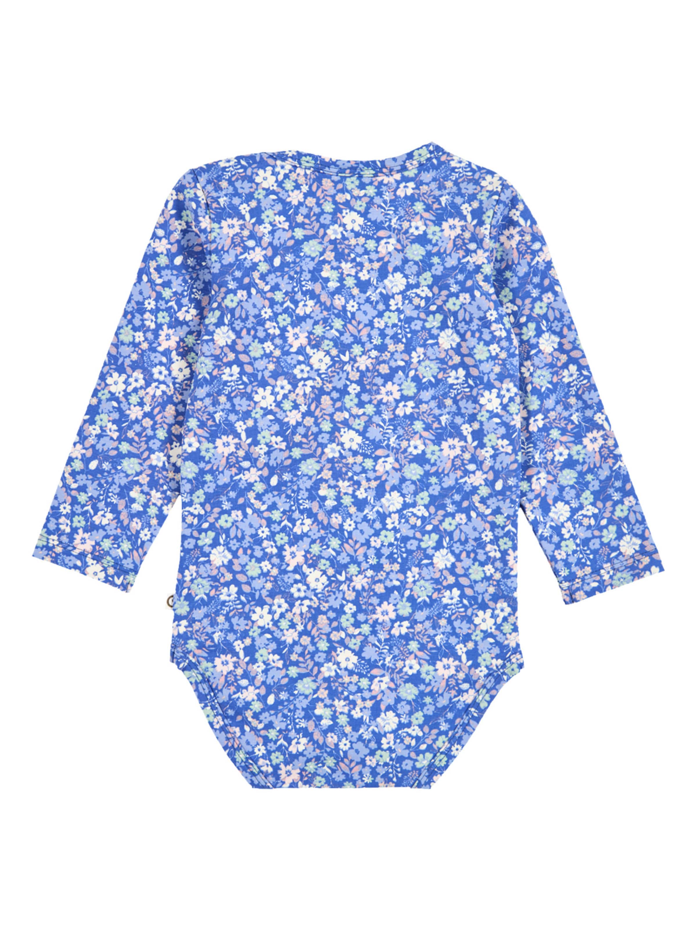 Barboteuse / body Müsli by GREEN COTTON en bleu