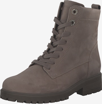 GABOR Schnürstiefelette in Grau: Vorderseite