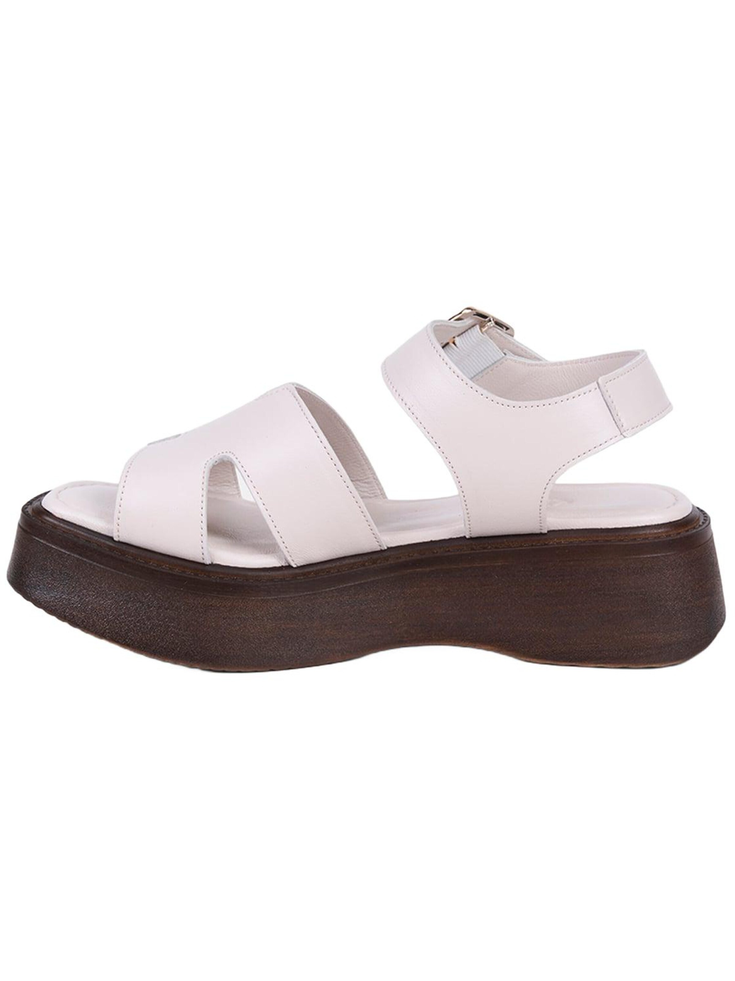 Desa Sandals 'Keilsandalen' in White
