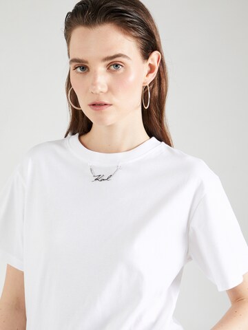 Karl Lagerfeld T-shirt i vit