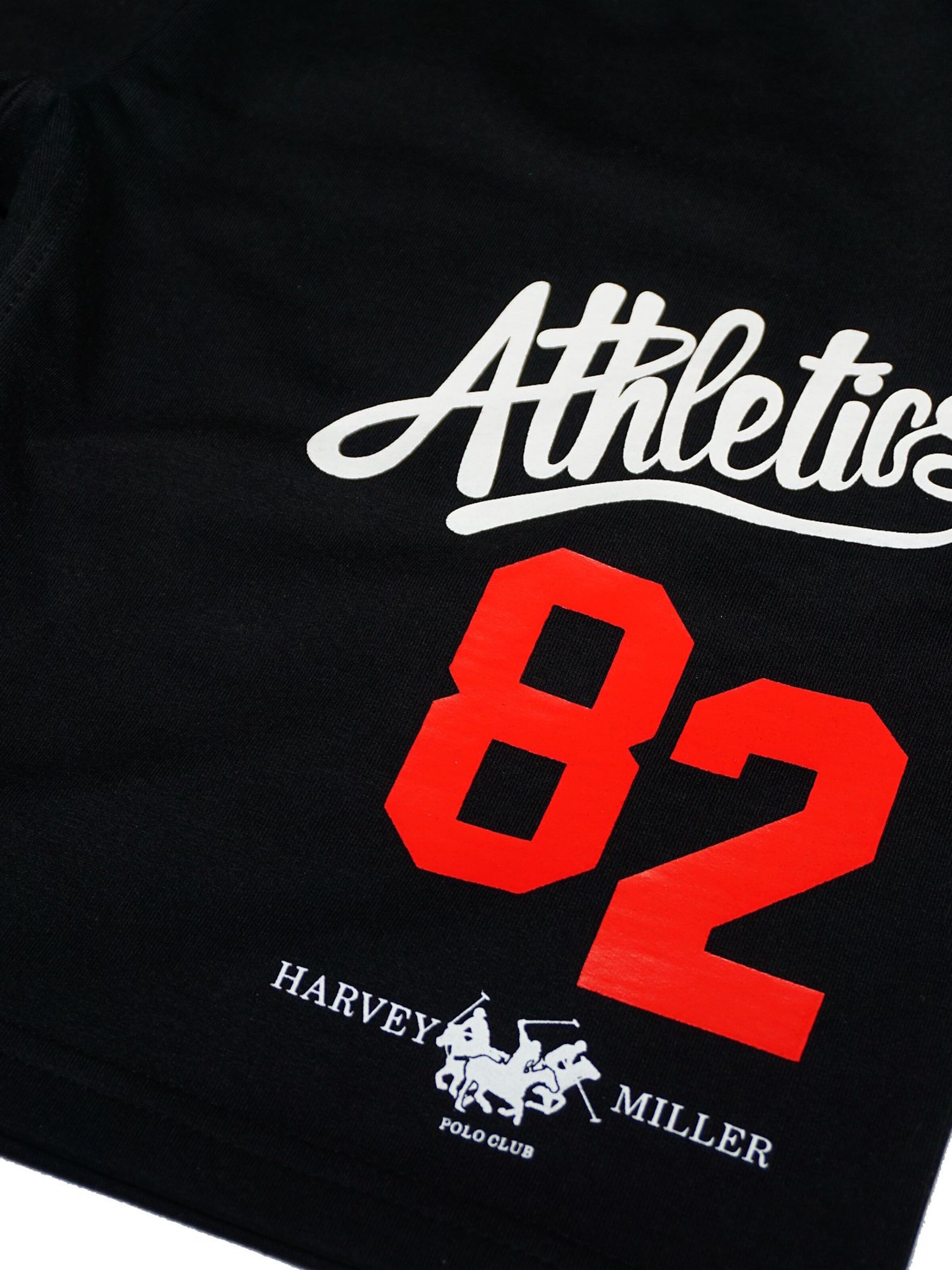 HARVEY MILLER regular Bukser 'Athletics 82' i sort