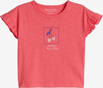 T-Shirt Marc O'Polo en rouge : devant