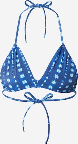 Tommy Hilfiger Underwear Triangle Bikini top in Blue: front