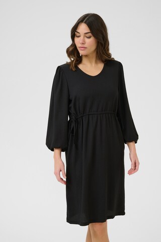 Robe 'Katrine' Kaffe en noir : devant