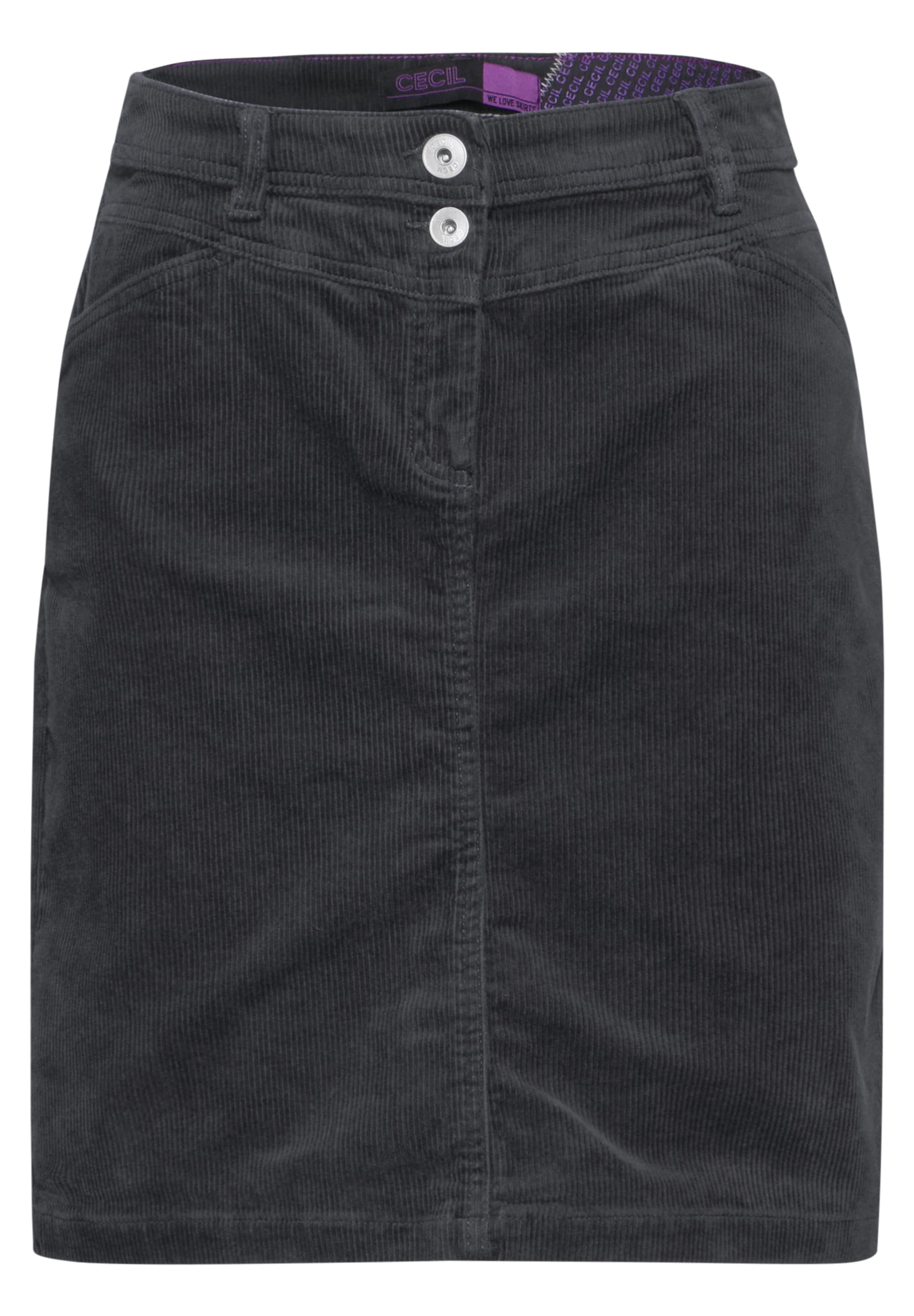 CECIL Rock 'Scarlett' in Grau: Vorderseite