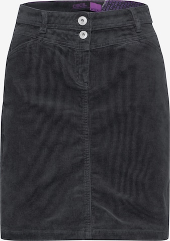 CECIL Rock 'Scarlett' in Grau: Vorderseite