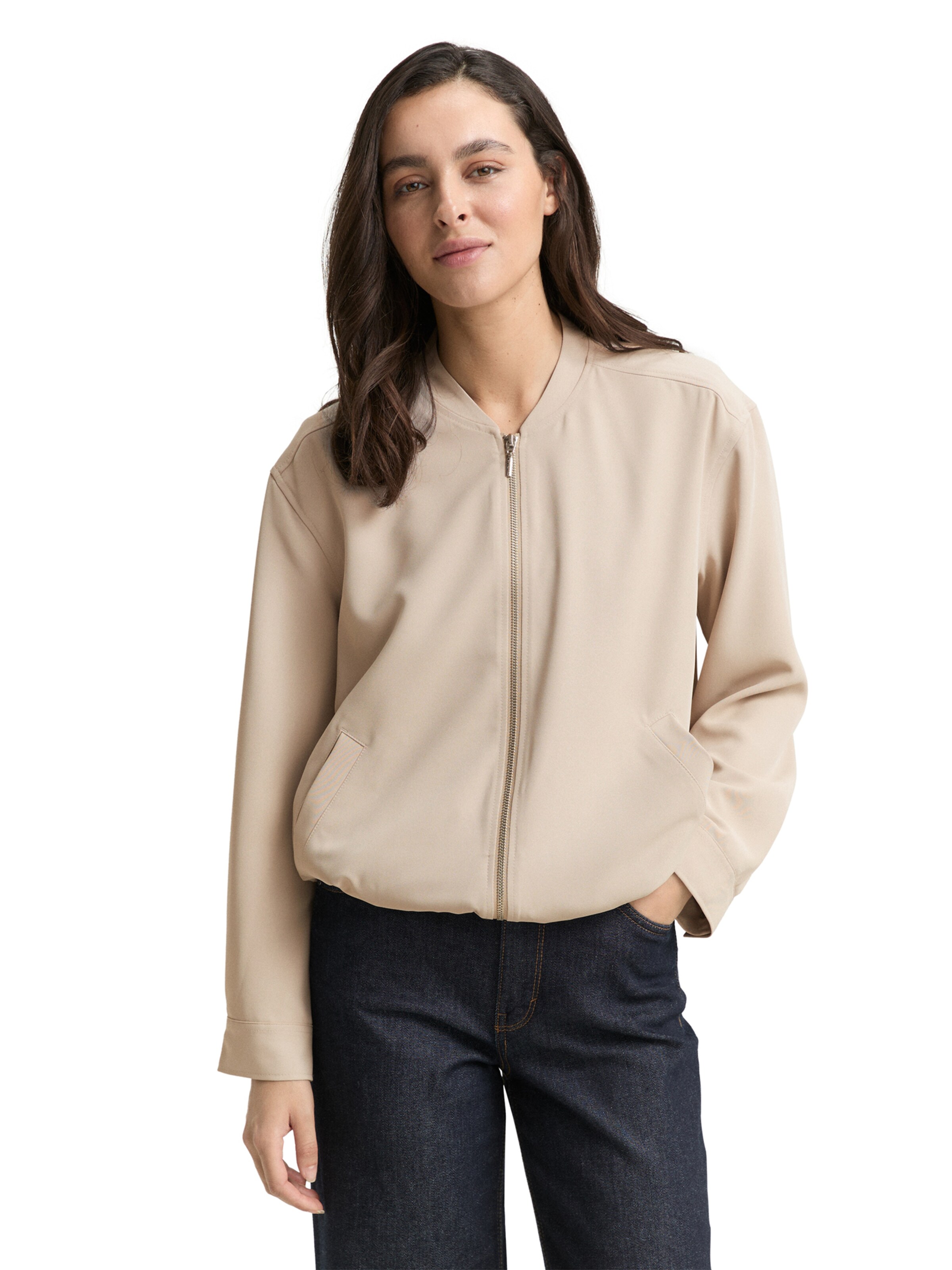 Giacca di mezza stagione di TOM TAILOR in grigio: frontale