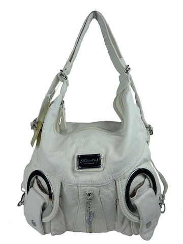 Borsa a spalla '2in1 Rucksacktasche' di Kumixi in bianco