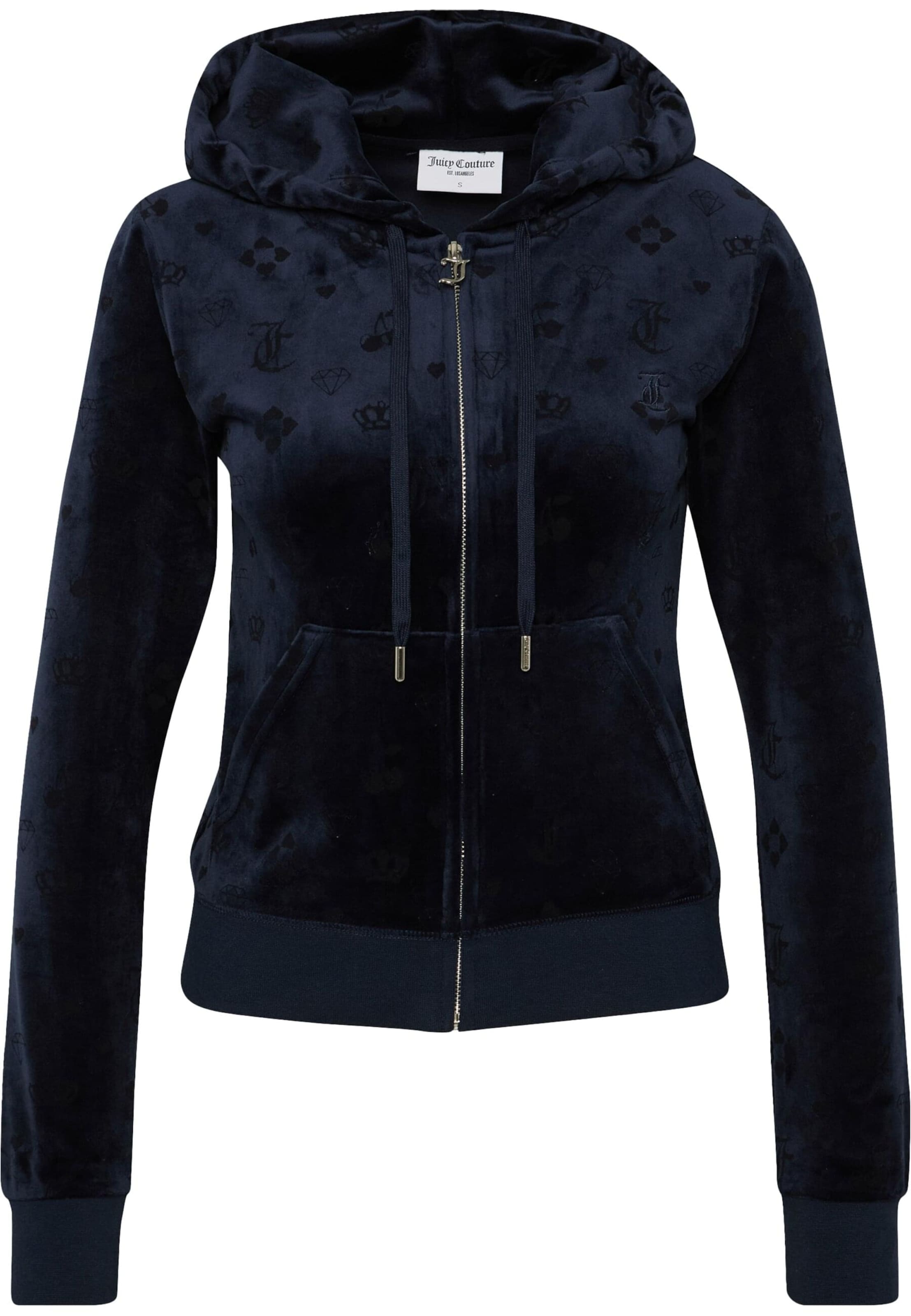 Juicy Couture Sweatjacka 'Madison' i blå: framsida