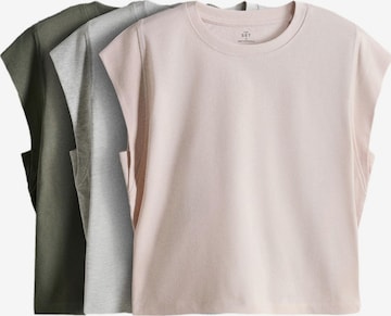 T-shirt The Set en mélange de couleurs : devant