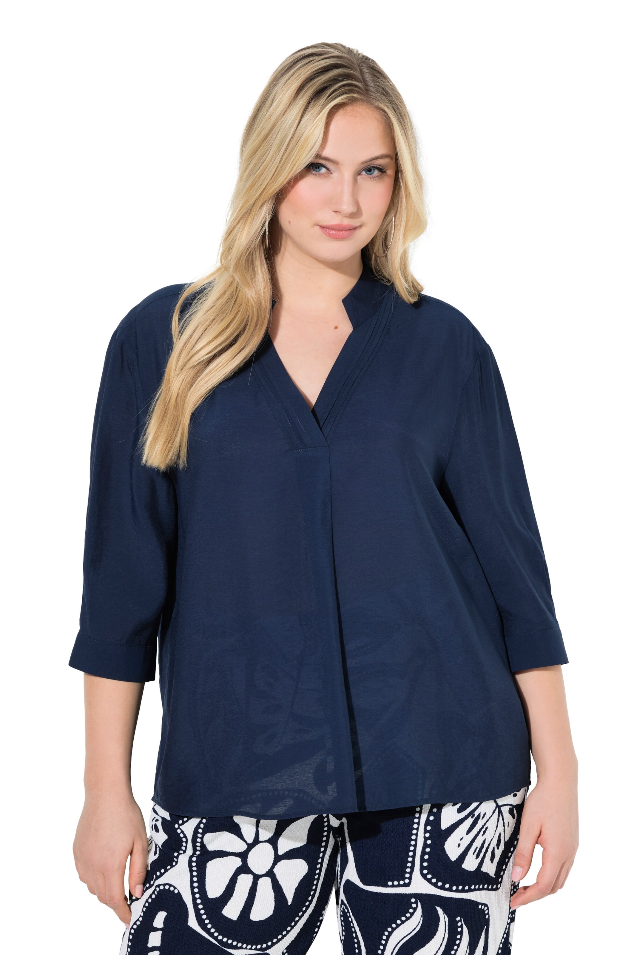 Ulla Popken Tunic in Blue: front
