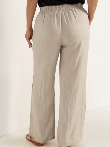 Cellbes of Sweden Wide Leg Hose in Beige