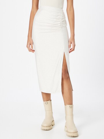 Gina Tricot Rok 'Avery' in Wit: voorkant