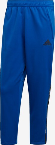 ADIDAS SPORTSWEAR Regular Workout Pants 'Tiro' in Blue: front