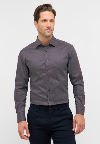 ETERNA Regular fit Zakelijk overhemd in Lila: voorkant