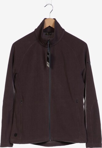 SALEWA Sweatshirt & Zip-Up Hoodie in L in Grey: front