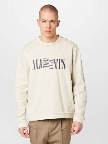AllSaints Sweatshirt 'NICO' in Beige: predná strana