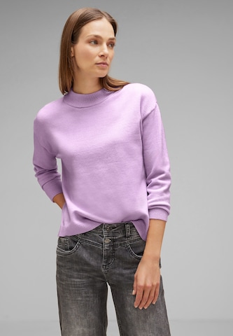 STREET ONE Pullover i lilla: forside