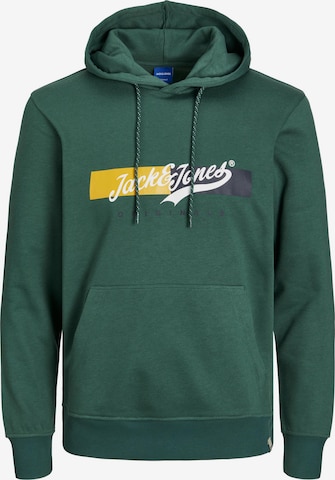 JACK & JONES Sweatshirt 'Becks' in Groen: voorkant